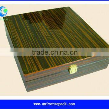 Polished Wooden Box Spray Painted Varnish Timber Boxes Made Wholesale Export