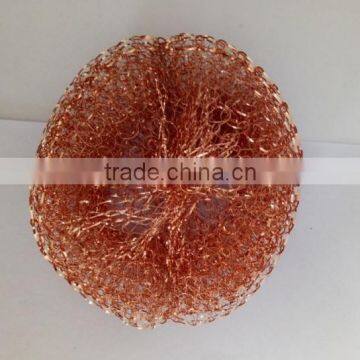 copper coated brass scourers with different weight