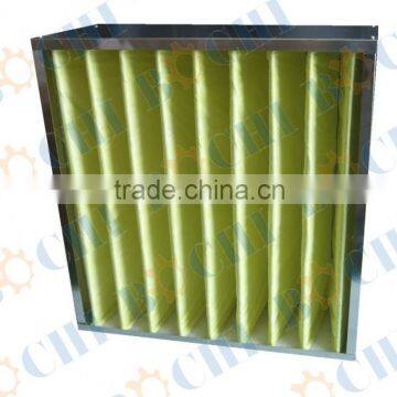 Aluminum Metal Frame Fold Type Primary Efficiency Air Filter