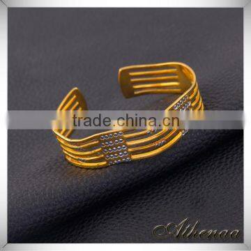 New Trendy Special Design High Quality Thick Gold Bangle photo-2