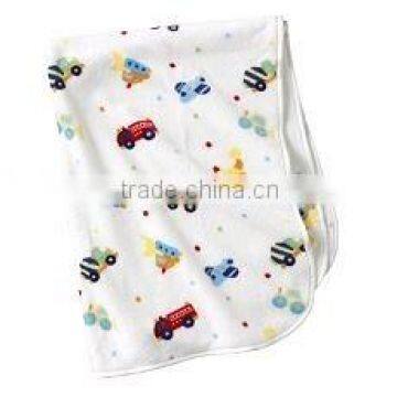 Super soft Baby Blanket printing cute patterns(short velet compsoite sherpa)