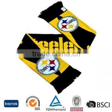 2016 bestselling football flag logo custom Supporters fans Scarf