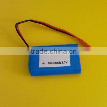 Li-ion 103450 battery pack 3.7V rechargeable 1800mAh lithium ion battery