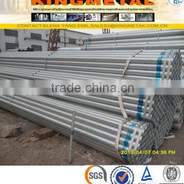BS 1387 Q195 Glass B Welded Pre Galvanized Steel GI Pipe
