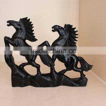 natural rock obsidian crystal horse for sale