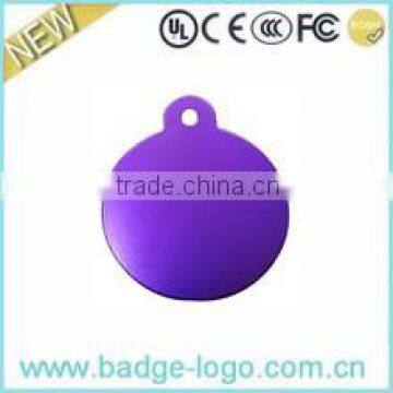 customized blank silicone colorful dog tags