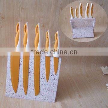 5pcs Color Kitchen Knife With Magnetic Knife Holder MS1024 Quality Choice