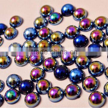 from 1.5mm-20mm fancy 6mm half round ABS fake beads