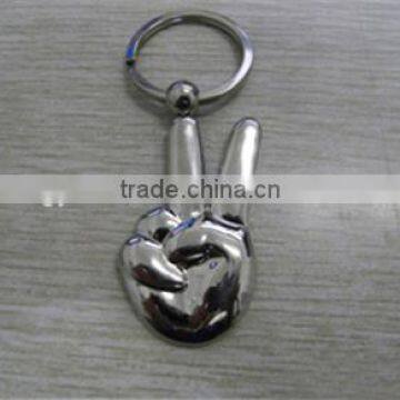 Hot selling promotional custom metal personalized key chain and key ring