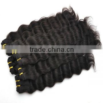 Top quality virgin brazilian human hair natural wavy human hair