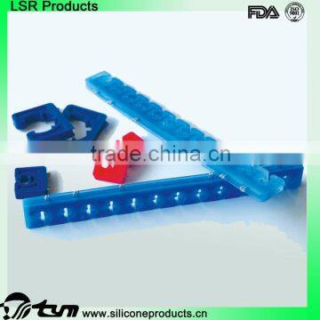 silicone medical bracket, LSR overmould bracket, OEM silicone rubber parts manufacturer