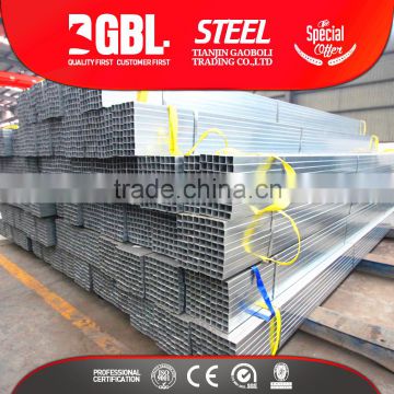 manufacturer price pre-galvanized square steel tubing