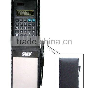 PVC MATERIAL JOTTER NOTEPAD WITH CALCULATOR