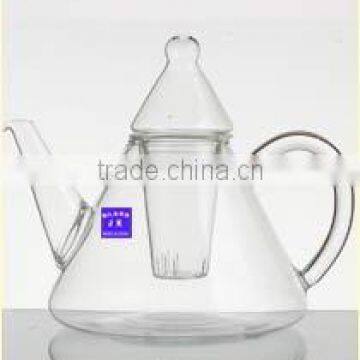 clear glass tea set