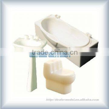 White ABS furniture,materials for architecture models,0825-13,model bathtub,plastic model furniture,,scale model furniture