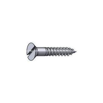 Slotted flat head wood screws