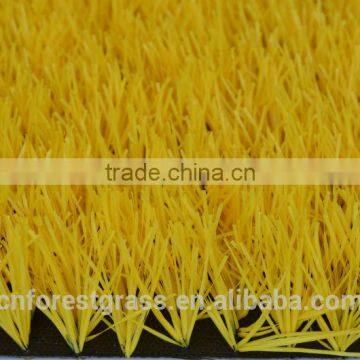 Best yellow color PE artificial turf for football cheap price