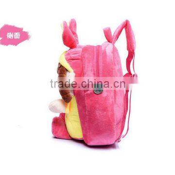 2016 Popular Promotional Plush Cartoon Doll Children's School Backpack photo-6