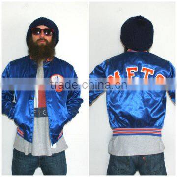 custom satin baseball jackets / custom satin varsity jackets / custom satin letterman jackets