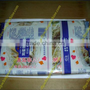 Frozen shrimp flow pack machine