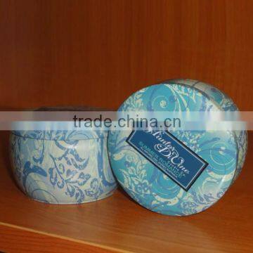 tin scented candles with metal lid
