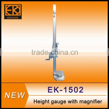 height calipers with magnifier