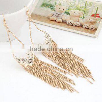 Fashion Design Metal Tassel Hanging Earrings for Women photo-5