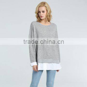 Women's Knit Sweatshirt With