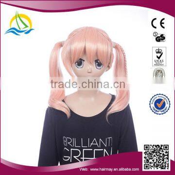 2014 New arrival japanese long pink cosplay wig