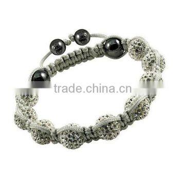 SRB0010 New Products 2016 Chain Adjustable Bracelet Flexible Ceramic Beads Bracelet