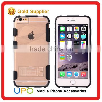 [UPO] AAA Quality Protective Sport 2 in 1 Soft TPU+Hard PC Hybrid KickStand Best Case for iPhone 6 6s Plus