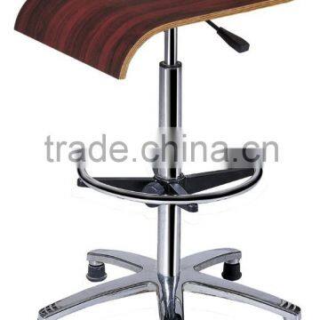 Modern Wooden Bar Stool High Chair photo-2