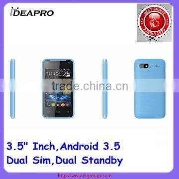 3.5'' Android 3.5 G+F Touch Mobile Phone 1G MHZ With Leather Case photo-3