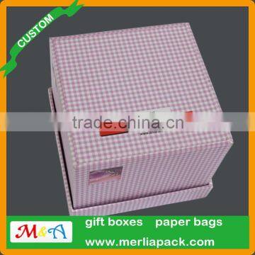Handmade Hand Painted Cute Candle Box Paper Mache Trinket Floral Boxes