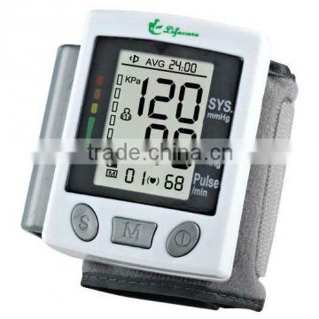 CE approved wrist type automatic sphygmomanometer