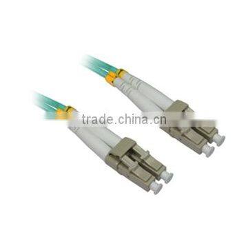 4XEM 7M AQUA Multimode LC To LC 50/125 Duplex Fiber Optic Patch Cable