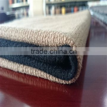 Yarn dyed over coating wool fabric with check pattern