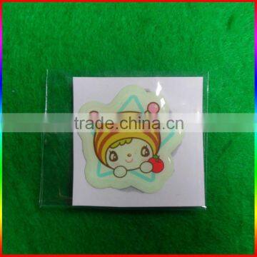 Cartoon Bee Glow in the Dark Epoxy Sticker photo-2