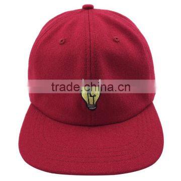 High quality custom red color soft 6 panel corduroy baseball blank cap bulk sale