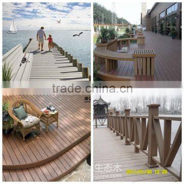 Good price ecological wood plasitic composite decking flooring