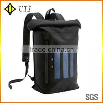 TPU waterproof outdoor solar backpack bag