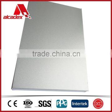 SGS Silver Pvdf Coated Aluminium Plastic Plate