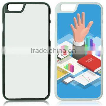 Blank hard plastic 2D sublimation phone case for iphone 6