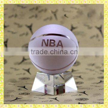 Personalized 80mm K9 Crystal Ball With Engraving For Promotional Market Items