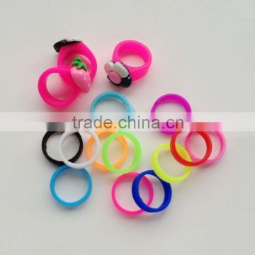 Professional colorful silicone rubber finger ring