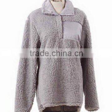 Wholesale Embroidered Quarter Zip Fall Pullover