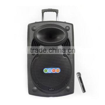 15 Inch Hot Active Type Portable Trolley Bluetooth Speaker With fm Radio photo-4