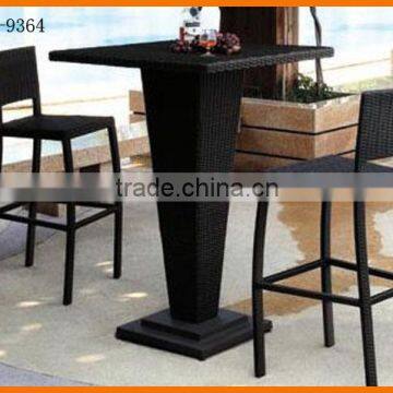 2 Person Seat Rattan Bar Set