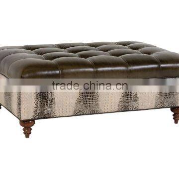 new design turkish leather ottoman furniture OT4019