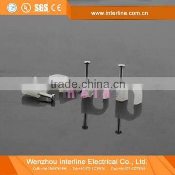 High Quality Plastic Nail Electric Wire Cable Clips photo-2